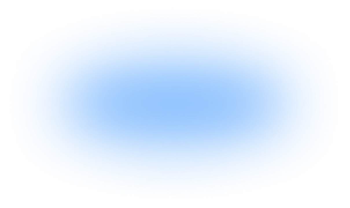 Blurred Oval Light Blue